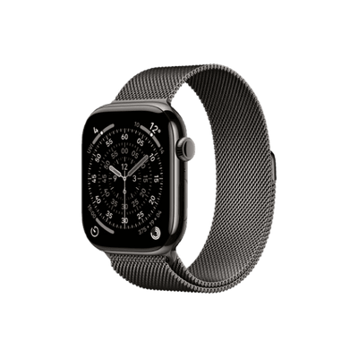 WatchUp™ Watch Series 11 | GPS + Cellular  | Slate Titanium Case Slate Milanese Loop