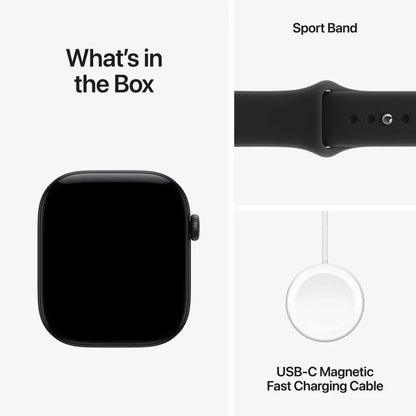 i-Watch Series 12 GPS + Cellular with 2 Straps & Magnetic Watch Charger (1 Year Warranty)