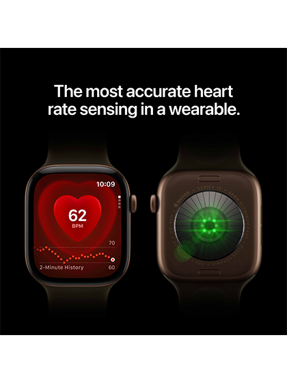 WatchUp™ Watch Series 12 GPS + Cellular Space Grey Aluminium Case with Navy Blue Sport Band