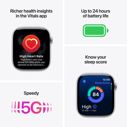 WatchUp™ Series 11 GPS + Cellular with 2 Straps & Magnetic Watch Charger (1 Year Warranty)