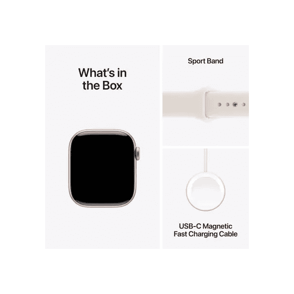 WatchUp™ Watch Series 11 | GPS + Cellular Rose Gold Aluminium Case Light Blush Sport Band