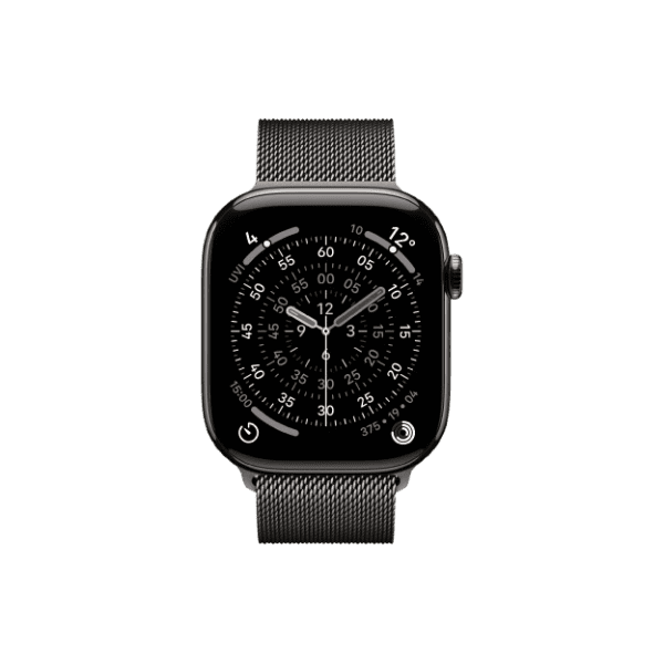WatchUp™ Watch Series 11 | GPS + Cellular  | Slate Titanium Case Slate Milanese Loop
